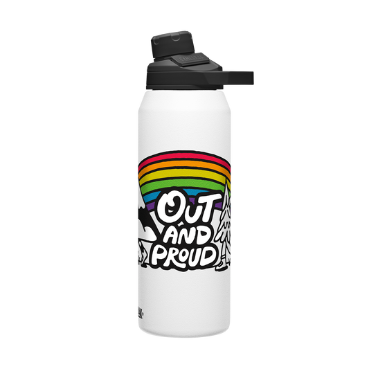 chute-mag-32-oz-water-bottle-insulated-stainless-steel-plus-cleanup-kit-pride-collection-limited-edition-v8 xhvxlhasbo